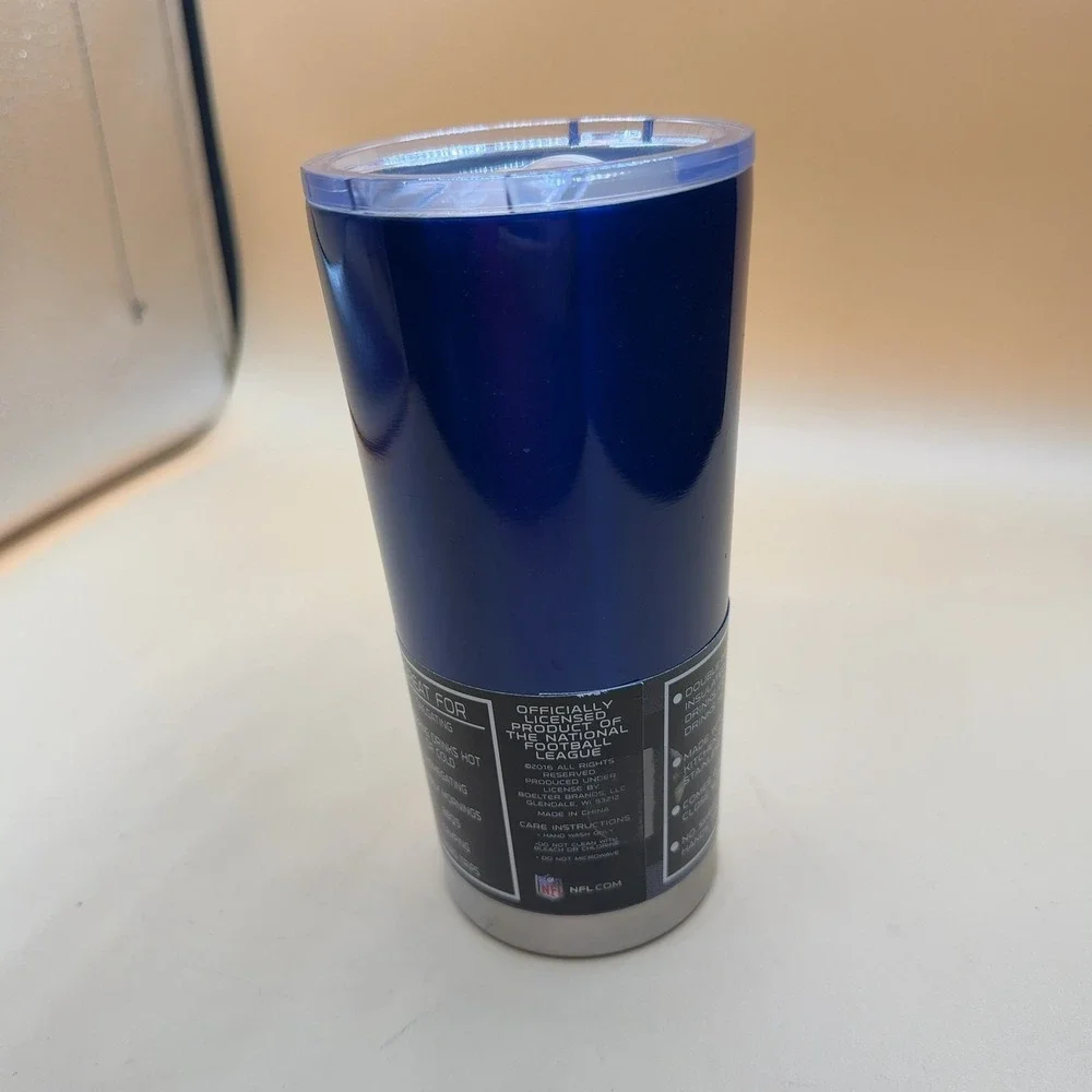NFL Super Bowl LIII 20oz Tumbler Vacuum Insulated Blue